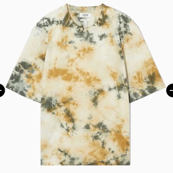 COS Tie Dye T-Shirt Mens Size Medium Cotton Relaxed Fit - Picture 1 of 6